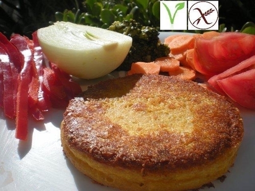 Elaboracion de hamburguesas veganas- Sin TACC- Apta para celiacos- Con una base de mijo, quinua y vegetales.