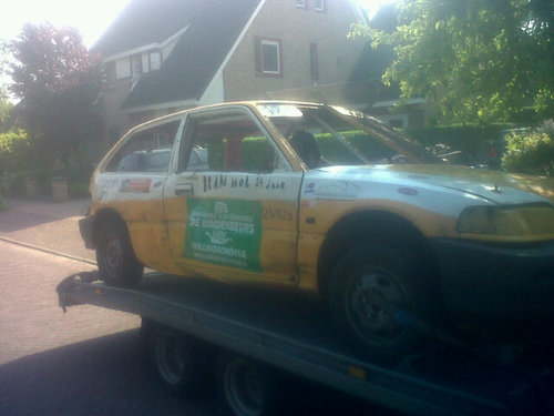Ik doe aan autocross kalm an