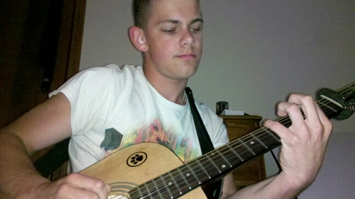 Preston98413229's profile picture. Hey I'm Preston! I'm a beginner guitarist/songwriter. Check me out on YouTube at USMCboy1997 Anyways follow me and I'll follow back! ;D