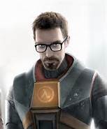 black mesa survivor,wears hev suit,is a freeman,used weapons to defeat the combine/overwatch,is man of few words