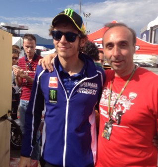 Misano 2014, ho detto a Vale:Se fai la foto con me vinci.... Grande vittoria!