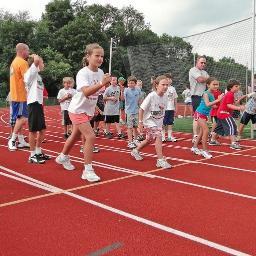 Summer Youth Track Program that focuses on fun, life fitness, running and field events.