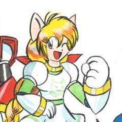 I'm Angel Tsuki Neko! I'm clearly a new Reploid Neko, who's a new Maverick Hunter! I'm B-Class, and I see myself as a Daughter Figure to X! #Single #Orphan (OC)