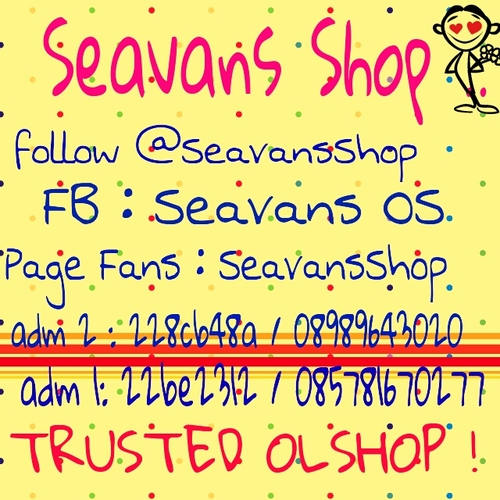 TRUSTED SELLER! ♠CONTACT US ♥SMS ke 085781670277 ♣BBM : 22be2312,FB : Seavans OS Serang♠Fans Page : SeavansShop ♣ menjual barang unik ! ♥