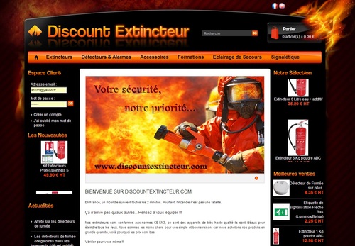 DiscountExtinct's profile picture. Spécialisé dans la vente et la livraison de matériel de lutte contre le feu, http://t.co/g8qxprgmI2 propose des produits variés, extincteur, détecteur de fumée.