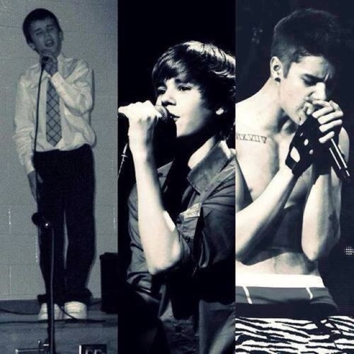 I been there to see the blonde hair, the hair flip, the tattoos, and I'll be here for the gray hair. I'll be here till the day I die.I'm a belieber & I'm proud.