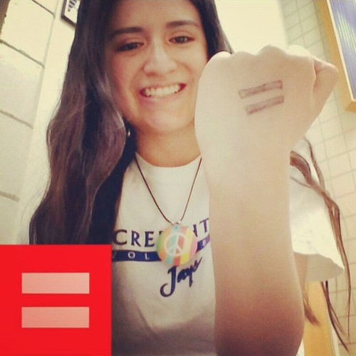 i'm a 17 year old girl supporting the fight for equality