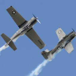 The Trojan Phlyers Demo Team provides two ship, and solo, close formation aerobatic performances for airshows, air races and events in their Trojan 28 warbirds.