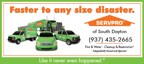 For any of your Water or Fire Claims, Call SERVPRO of South Dayton! We are available 24/7 for any type of disaster that may happen!
