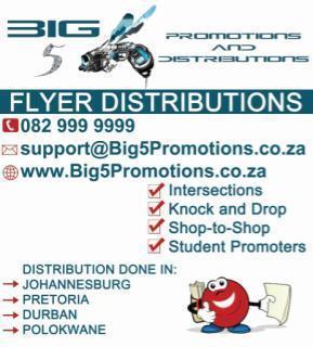 Establish 2011 servicing Gauteng with Flyer Distribution , Door-to-Door Distribution and Shop-to-Shop© Contact 0829999999. http://t.co/K0nw4vjcmx