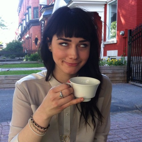 treestories's profile picture. Hannah Dudley ~ veganism. hardcore. my dog. work. coffee.