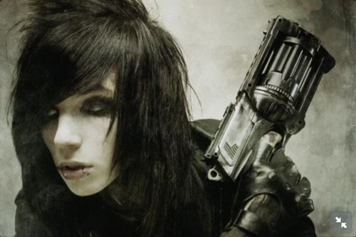 Hey Im the lead singer of the greatest Rockband BlackVeilBrides. For all you motherfucking haters out there I don't give a fuck what you think about me.