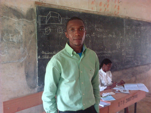 Am Adewale, love playing football