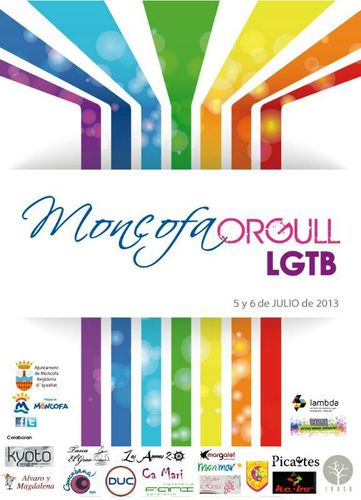 MoncofaOrgull es una jornada de reivindicación del colectivo LGTB impulsada por la Concejalia de Igualdad del Ayuntamiento de Moncofa.