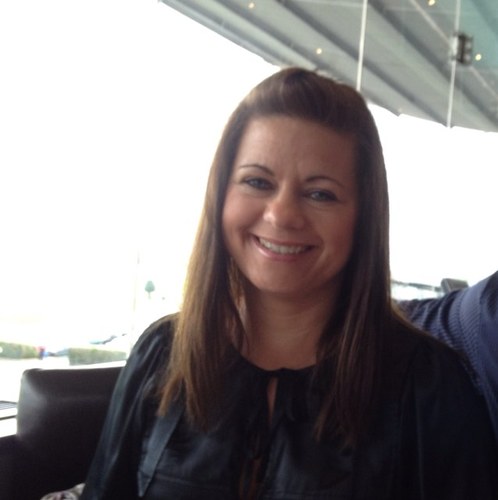 Jane Brand enjoying life whatever the weather!! Just SMILE