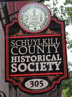 Schuylkill County Historical Society, Museum, and Gift Shop:  The Official Historical Society of Schuylkill County, Pennsylvania