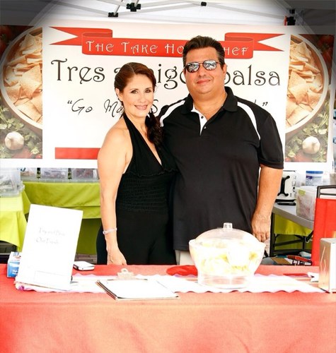 Owners of Tres Amigos Salsa in Winter Garden, FL.