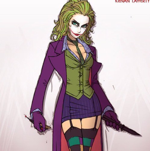 Joker_female's profile picture. The jokers ex-acomplice, on the good side now;) #single #RP