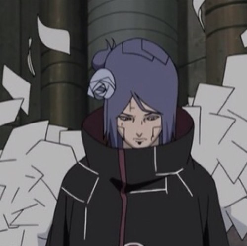 I'm Konan | S-Rank Kunoichi | Original member of the akatsuki | I won't let anyone touch my god, or they will be vanished for good | RP/Parody | x