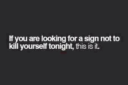 Here to help. Because i know how it feels to have nobody. Dm if you ever need somebody to talk to. ❤