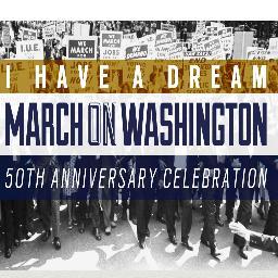 DCMARCHMLK50's profile picture. Official Twitter account for the 50th Anniversary of the March on Washington / I Have a Dream Aug. 21 - 28 2013.  The Coalition for Jobs, Justice and Freedom