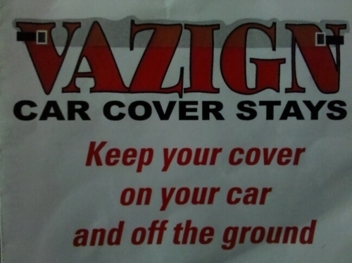 (Keep your cover on your car and off the ground with Car Cover Stays). Carcoverstays attach to any car cover any size car. Works on all outdoor covers.