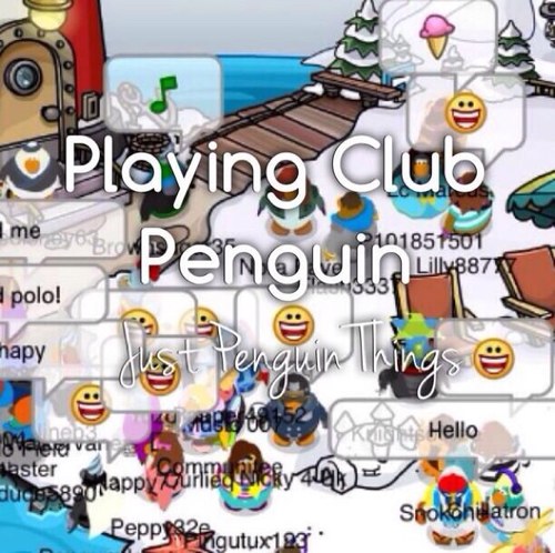 Posting things that happen on Club Penguin.