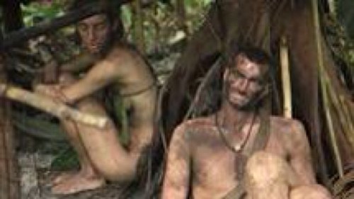 So naked. So afraid.         Naked and Afraid parody