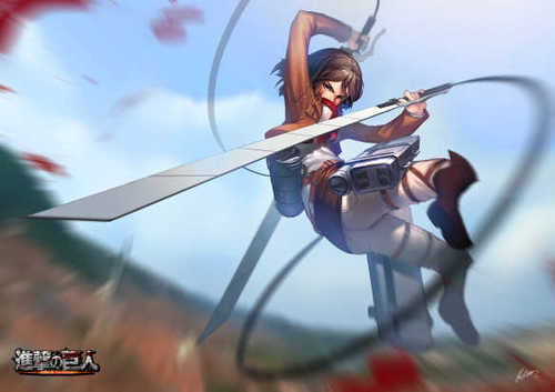 Mikasa ackerman from shingeki no kyojin||mention for followback