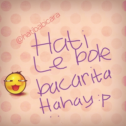 sekedar curhatan hati :) request tweet via DM ;)