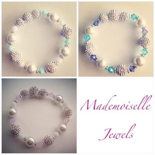 Instagram: @MademMJewels - Beautiful handmade swarovski bracelets - Any questions DM me ❤