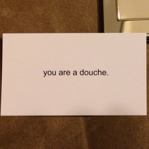 Comedic genius and Master douche spotter with experience in doucheness, PhD in douche