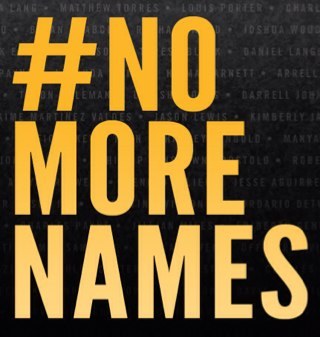 Americans are coming together to read the names of those who have been killed with guns. #NoMoreNames