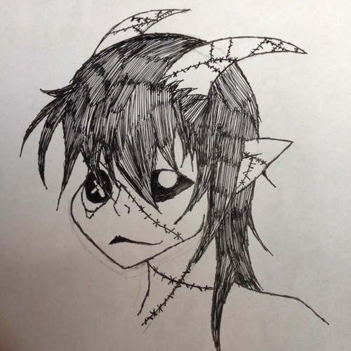 Shinigami, acts like she has a bad case of ADHD. Likes lemons, strawberries, and apples. Currently has death note in hand..
