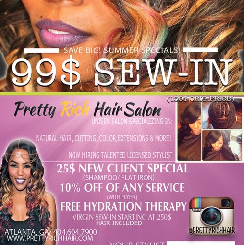We carry the best quality in virgin hair! With bundles starting at $50.00! Become a Member for free and get discounts on our 
website! Tell a Friend!