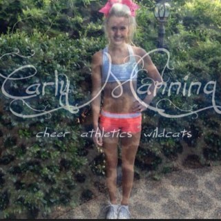 THE ORIGINAL CLUELESS CHEERLEADER. Level 9 at my high school gym. Erica Englebert from Cheer Athletics Lady Bullets is my inspiration!
