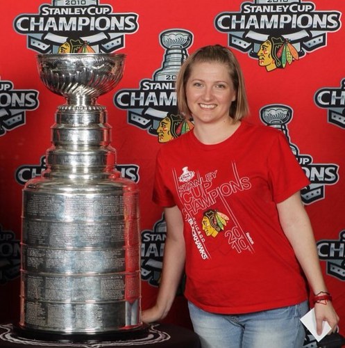 I'm a former accountant and current teacher. College at the U of IA (Hawkeyes) and being an obsessed Chicago Blackhawks fan means I've got LETS GO HAWKS down!