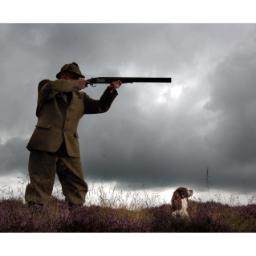 Gamekeeper. Loves working in the countryside on nice days anyway..