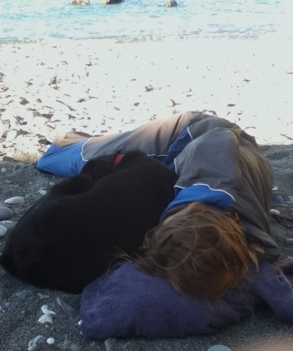 Travel and exploration, hiking and camping, archaeological sites... with my dog