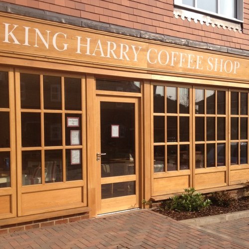 Coffee shop in King Harry Park. Come in for coffee, fresh pastries, artisan bread and local produce.