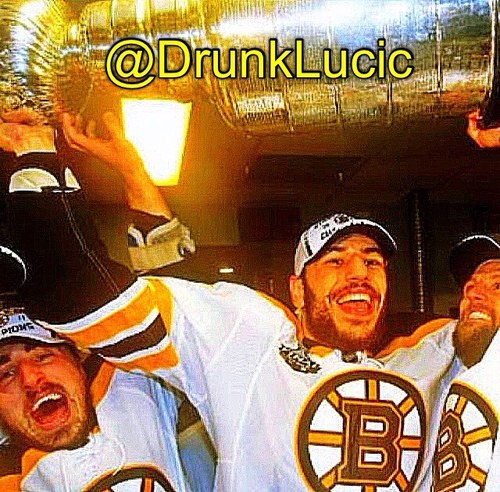 #17 for the Boston Bruins. STANLEY CUP FUCKING CHAMPION IN 2011. I GET DRUNK AND I CANNOT LIE.