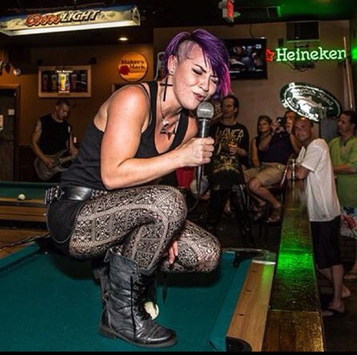 Lead vocalist for Bride Dressed in Black! I rock for the one and only Jesus the Christ