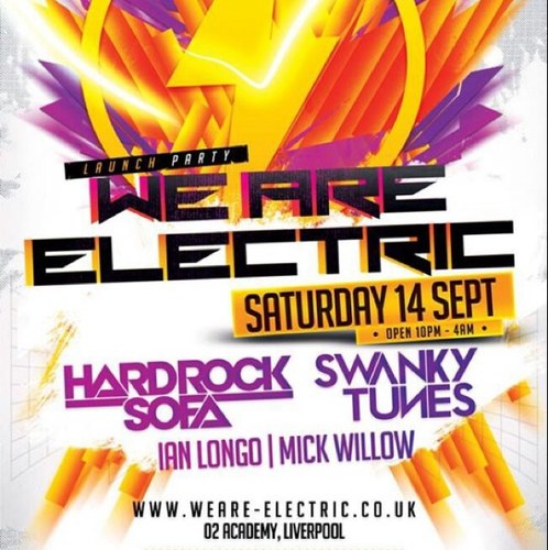 Launch party Saturday 14th September at o2 Academy Liverpool with @HardRockSofa & more!!