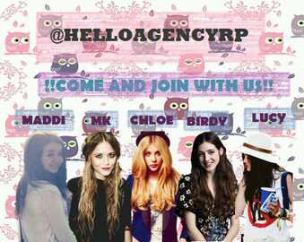 Agency Western/Hollywood/Anime baru netes. rules ? cek fav. banyak yang kosong. Ada banyak event seru ! Member? Cek list, admin : MK,Maddi,Chloe,Lu,Birdy