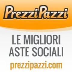 prezzipazzi's profile picture. Siamo i leader nelle #ASTE #SOCIALI, un sistema di commercio online che permette di aggiudicarsi prodotti con uno sconto medio del 90%. #prezzipazzi