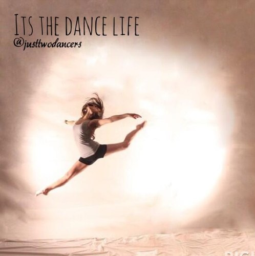 Two competitive dancers. A & L. We pretty much know what you, dancers, are thinking.