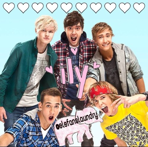 we are 2 girls who support the amazing band called elephant's laundry ♡
