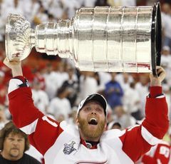 The best Newfoundlander to ever play the game... #11 of the Detroit Red Wings...  Cup champ... winner in life (Parody)