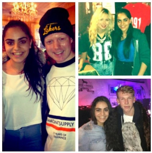 Ed Sheeran, Nina Nesbitt, Lewis Mokler. Met Nina, Lewis and hoping someday to meet Ed. #IntensiTigers
Follow my personal: @ItsLeeHunter