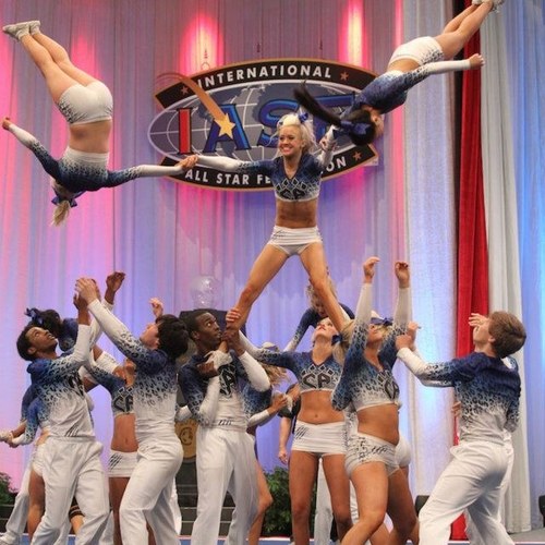 A coah can make you practice, a crowd can cheer you on, but only your heart can make you a cheerleader ✨
